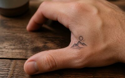 Choose a small tattoo for man hand that makes a statement.